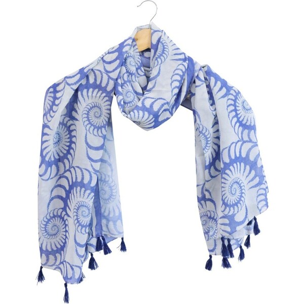 LVD Scarf/Sarong Women Beach Shawl Cover Up 90x180cm Polyester Modern Shells