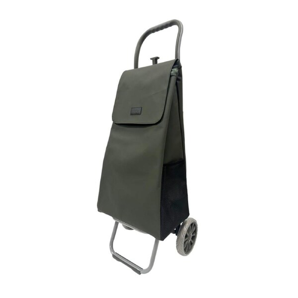 Sachi Cosmo Weatherproof Shopping Trolley with Wheels 38L - Olive