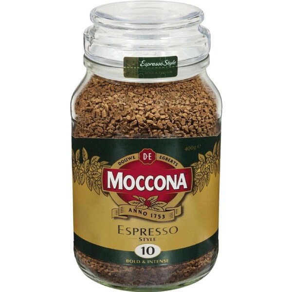 Moccona Freeze Dried Instant Coffee Espresso 400g