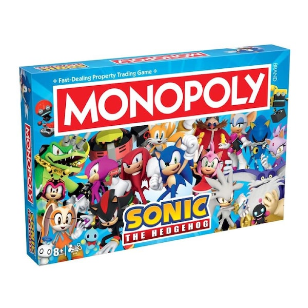 Monopoly Sonic the Hedgehog Edition Board Game