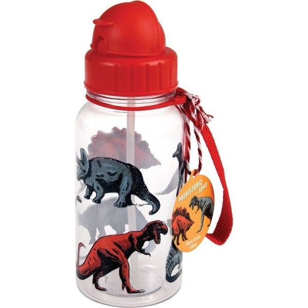 Rex London Kids/Child 500ml Plastic Water Bottle Drink Tumbler Prehistoric