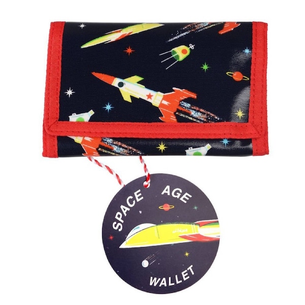 Rex London Kids/Childrens Wallet Trifold Money/Card Holder 24.5cm Space Age