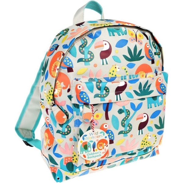 Rex London Kids/Childrens Backpack Picnic/School Bag 30x37cm Wild Wonders