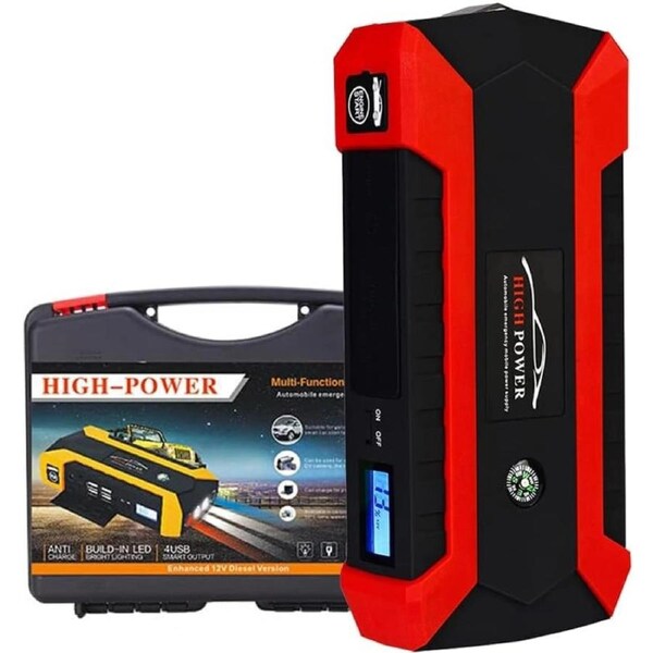 Portable 12V Car Jump Starter 20000Mah Power Bank Pack Battery Charger Booster