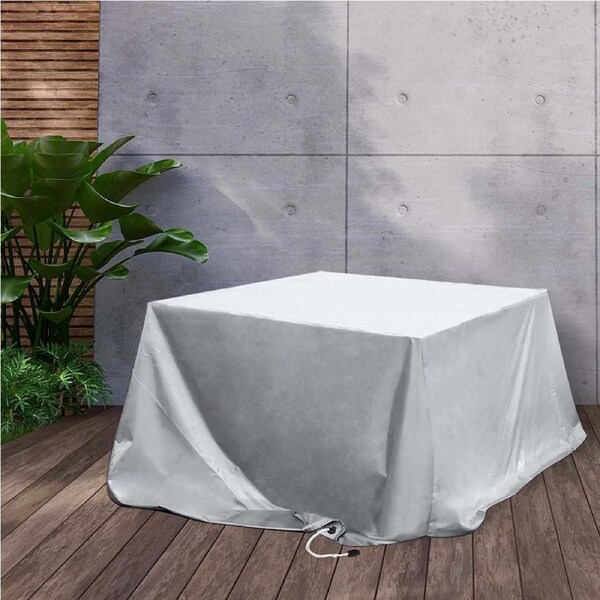 Outdoor Furniture Cover Garden Patio Rain Waterproof UV Table Protector 90-350cm 150cm x 150cm x 75cm
