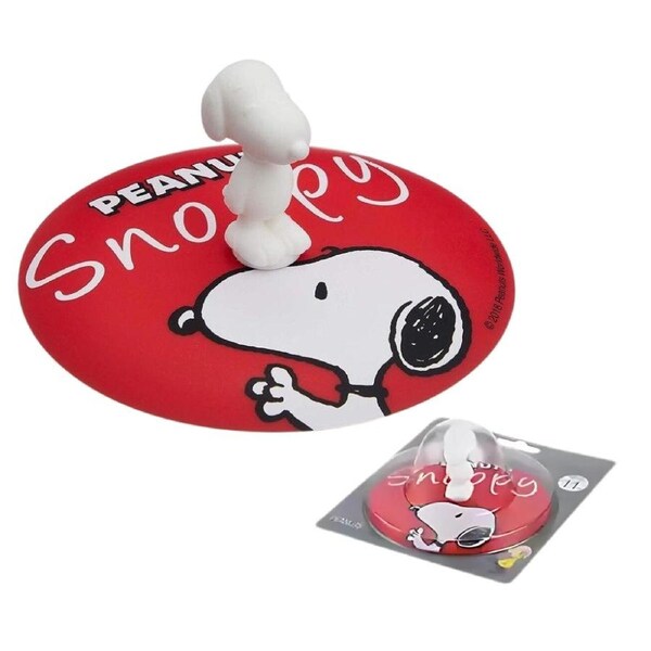 Snoopy Silicone Lid for Cup & Bowl - Red