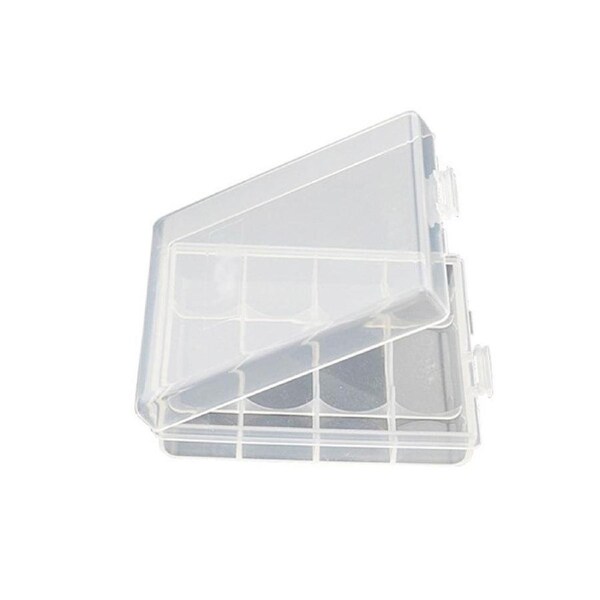 8X Clear Plastic Aa Aaa Battery Box Storage Case Cover Batteries Holder