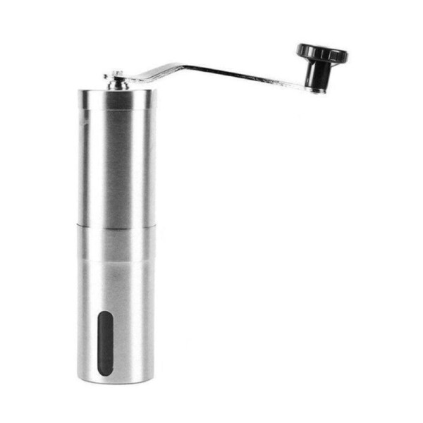 Manual Coffee Grinder Stainless Steel Ceramic Burr Hand Crank Portable Mill