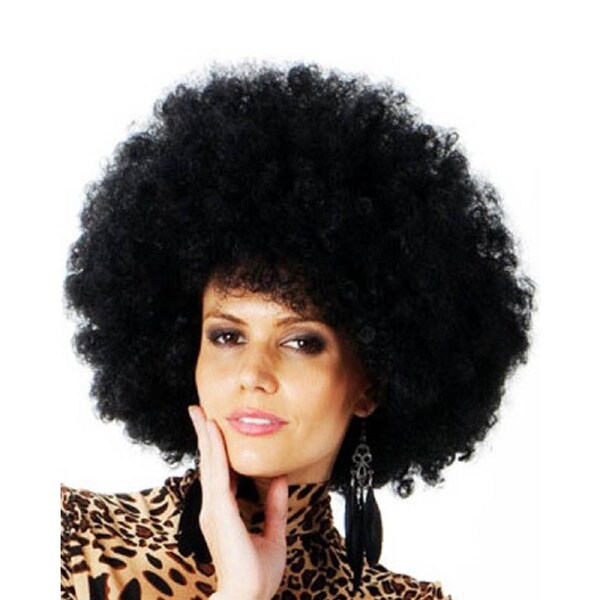 Jumbo Curly Black Wig