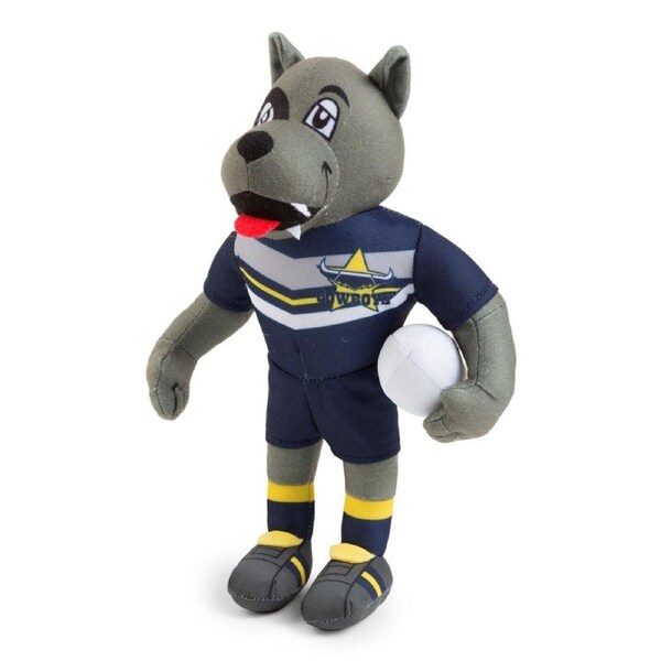 NRL Soft Plush Mascot Toy - North Queensland Cowboys - Team Mascot - 27cm