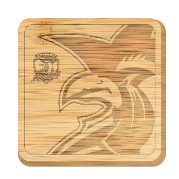 NRL Cheeseboard - Sydney Roosters - 35 x 35 x 1.5cm - Serving Board