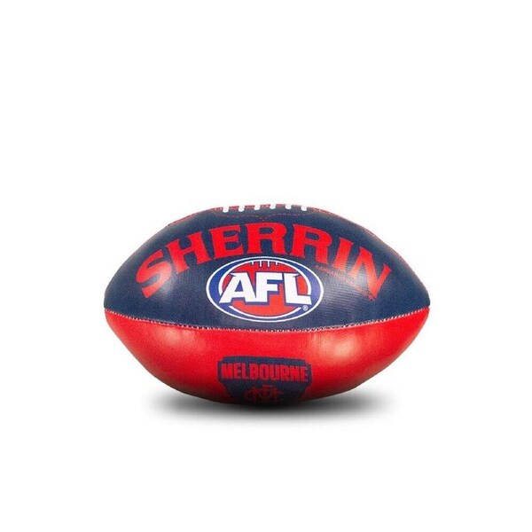 AFL Mini Supporter Sponge Football - Melbourne Demons - Ball