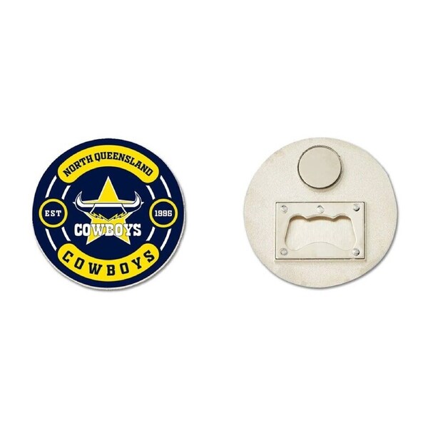 NRL Bottle Opener Magnet - North Queensland Cowboys - Rugby League