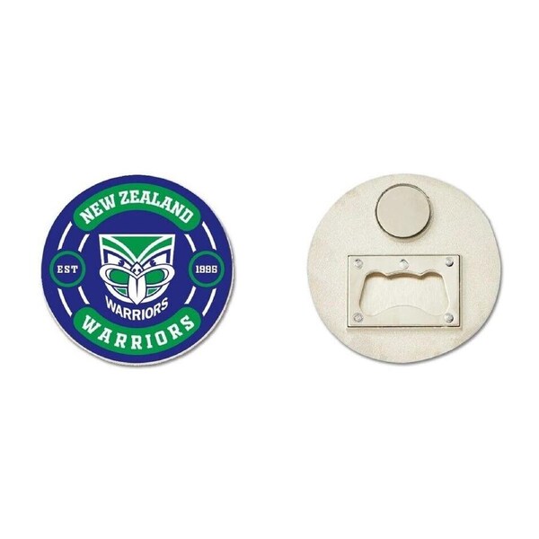 NRL Bottle Opener Magnet - New Zealand Warriors - Rugby League