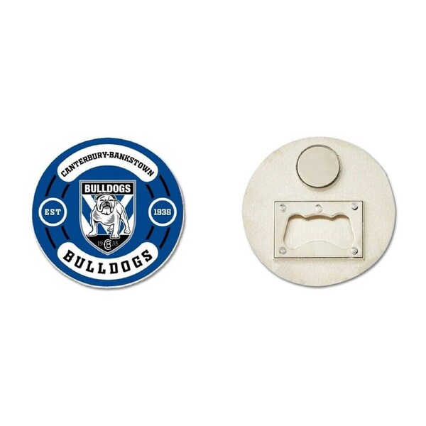 NRL Bottle Opener Magnet - Canterbury Bulldogs - Rugby League
