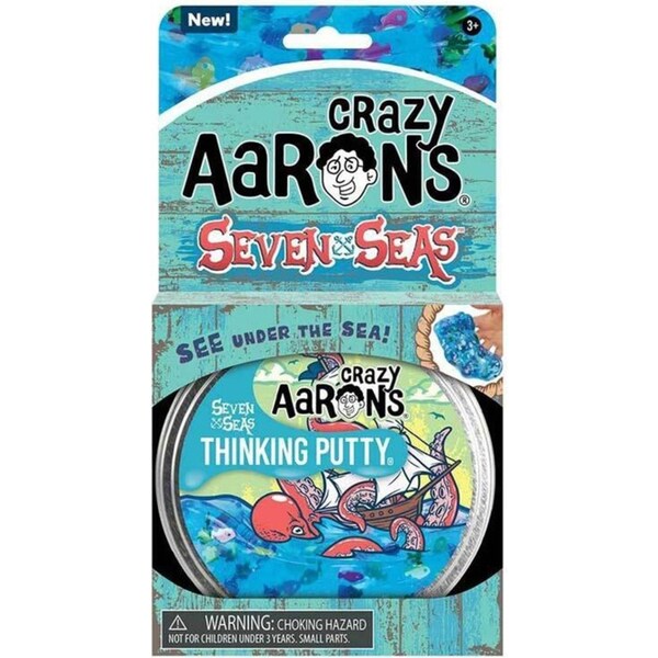 Crazy Aarons Thinking Putty Seven Seas Trendsetters Kids Play Toy 10cm 3y+