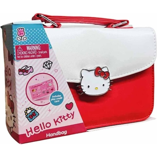 Hello Kitty Kids/Children Girls Durable Handbag/Purse 18x12cm Red/White 3y+