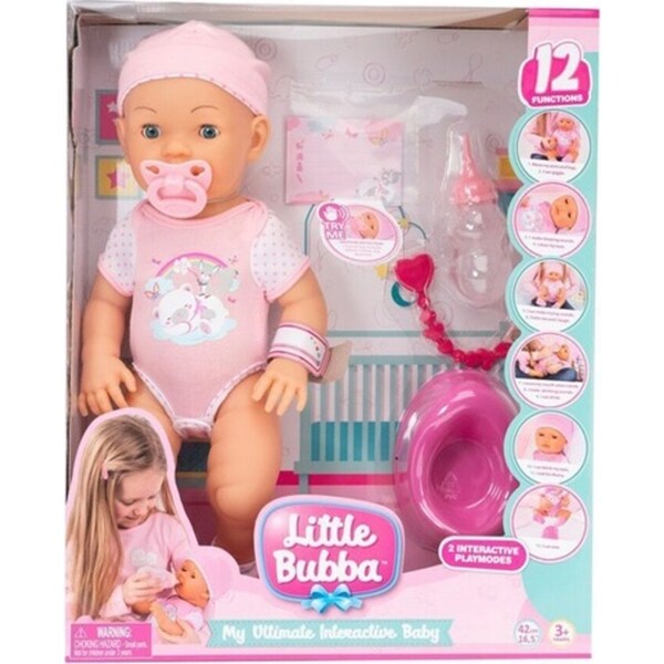 Little Bubba My Ultimate Interactive Baby Kids/Children Play Toy Pink 3y+