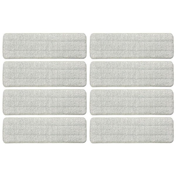 8x Cleanstar Starmop Replacement Home Cleaning Pad Washable/Reusable 20x13cm