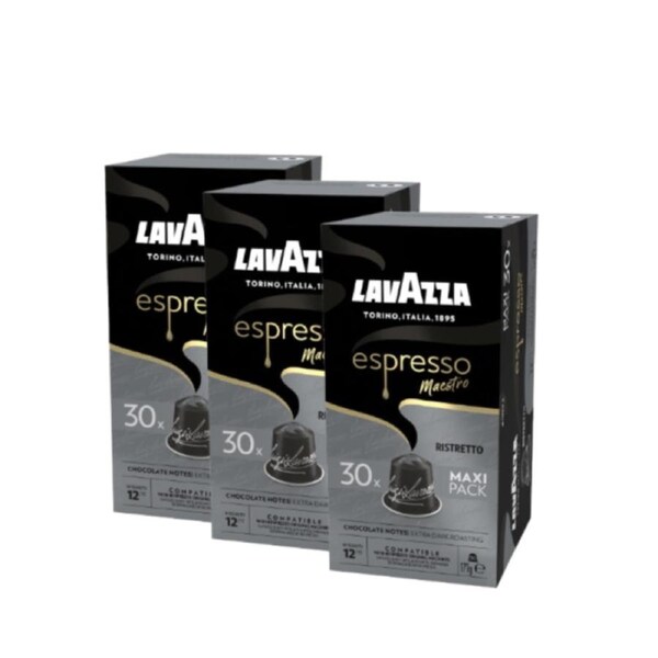 Lavazza Espresso Ristretto Nespresso Compatible Coffee Pods 90 Pack