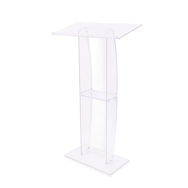 120cm Acrylic Podium Stand Transparent