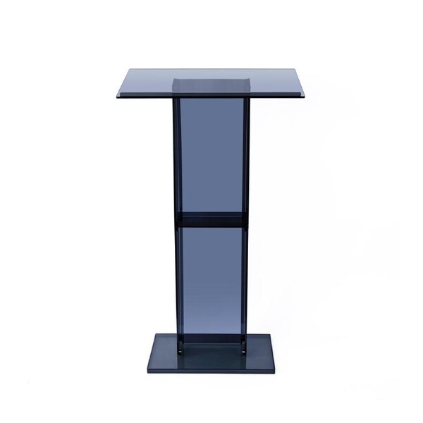 120cm Acrylic Podium Stand Black