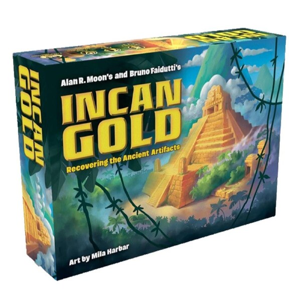 Incan Gold New Edition with New Dangers Expansion Card Game