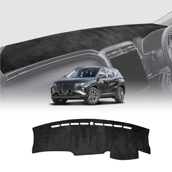 Dash Mat for Hyundai Tucson Elite 2021-2024 Non-Slip Microfiber Pad Cover Interior Accessories
