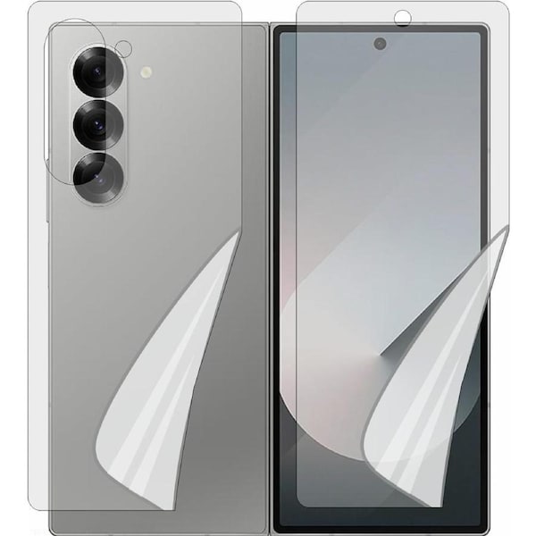 3 Pack Hydrogel Flexible TPU Screen Protector For Samsung Z Fold 6 (2024)