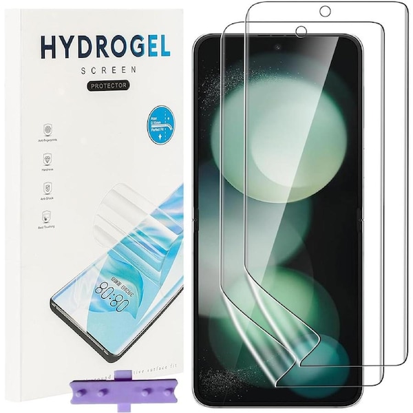 2 Pack Hydrogel Flexible TPU Screen Protector For Samsung Z Flip 6 (2024)