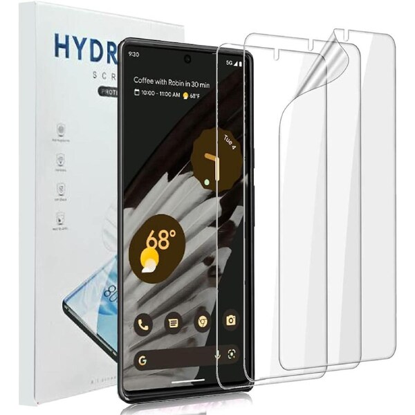 3 Pack Hydrogel Aqua Flexible Screen Protector Film For Google Pixel 7 Pro