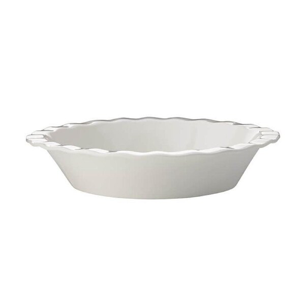 Maxwell & Williams Epicurious White Fluted Pie Dish 25cm x 5cm