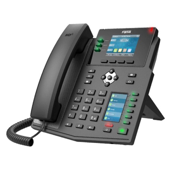 Fanvil X4U Enterprise IP Phone - 2.8' Colour Screen, 4 Lines, 30 x DSS Buttons, *SBC Ready, Dual Gigabit NIC