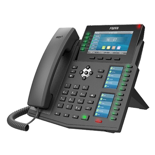 Fanvil X6U Enterprise IP Phone - 4.3' (Video) Colour Screen, 20 Lines, 60 x DSS Buttons, Dual Gigabit NIC, Built in Bluetooth, *SBC Ready
