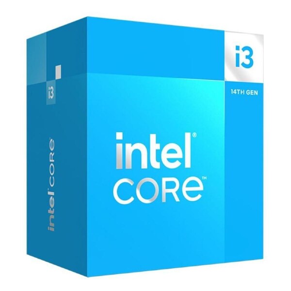 Intel i3 14100 CPU 3.5GHz (4.7GHz Turbo) 14th Gen LGA1700 4-Cores 8-Threads 17MB 60W UHD Graphics 730 Retail Raptor Lake with Fan