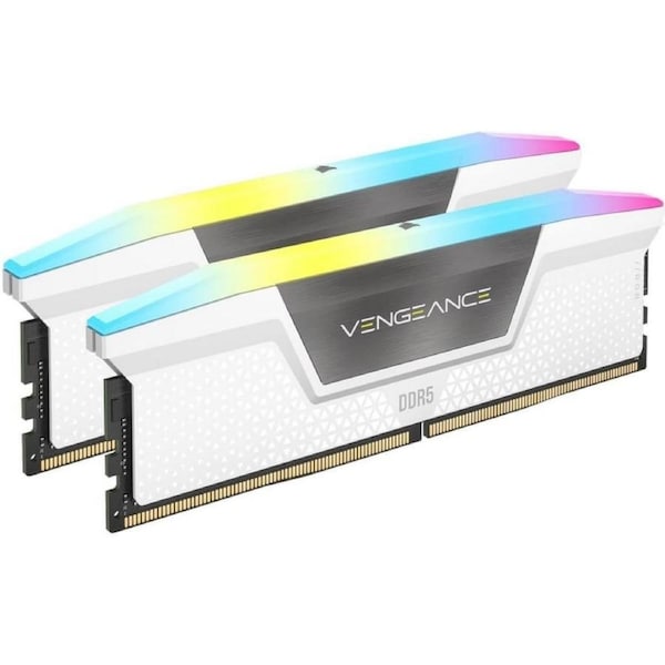 [CMH32GX5M2B6400C36W] Corsair Vengeance RGB 32GB 2x16GB DDR5 6400MHz C36 White RAM Gaming Memory
