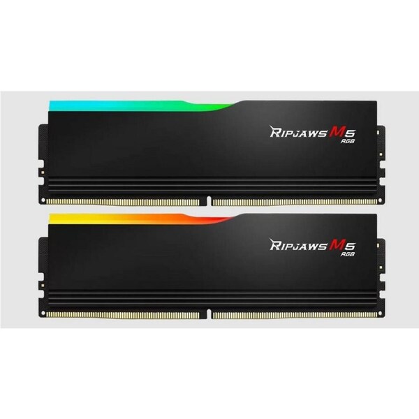[F5-6000J3648D16GX2-RM5RK] G.Skill Ripjaws M5 RGB 32GB(2x16GB) DDR5 6000Mhz Intel XMP Gaming Memory Black