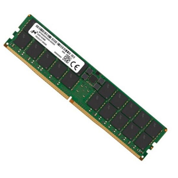 Micron 64GB 1x64GB DDR5 RDIMM 5600MHz CL46 2Rx4 ECC Registered Server Memory [MTC40F2046S1RC56BR]