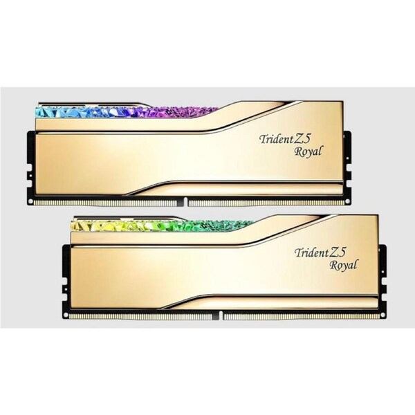 [F5-8000J4048F24GX2-TR5G] G.Skill Trident Z5 Royal Neo 48GB(2x24GB) DDR5 8000Mhz CL40 Luxury-Class Memory