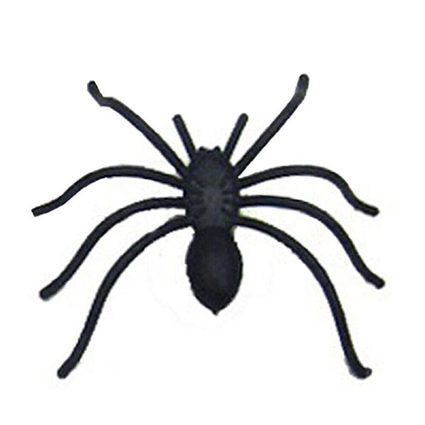 50pcs Spiders Plastic Halloween Infestation