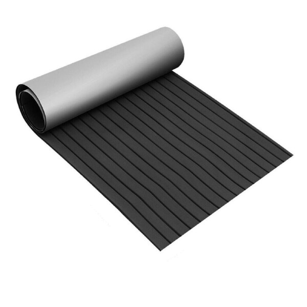 Dark Grey Marine Flooring Faux Teak EVA Foam Boat Yacht Decking