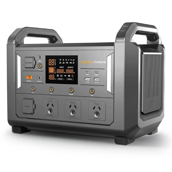 VoltX V1200 1200W 1152Wh Power Station – 9 Outputs, UPS Backup, Ideal for Camping & Home Use