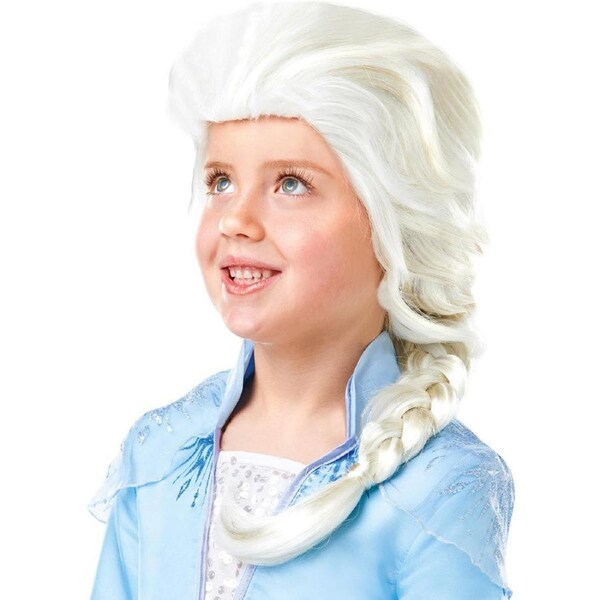 Disney Frozen 2 Blonde Plaited Kids Wig