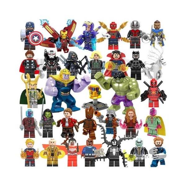 32Pcs Minifigures Building Blocks Kit Action Figures Toys Gifts