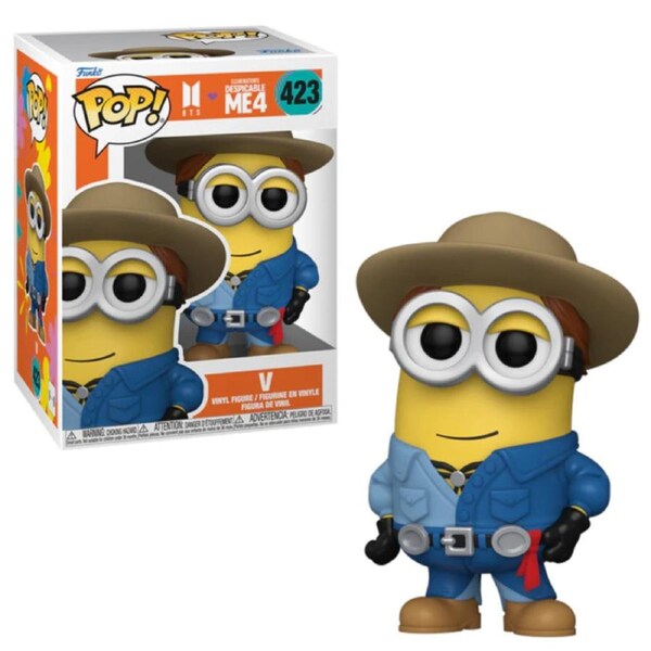 Despicable Me 4 x BTS V Minion Funko POP! Vinyl