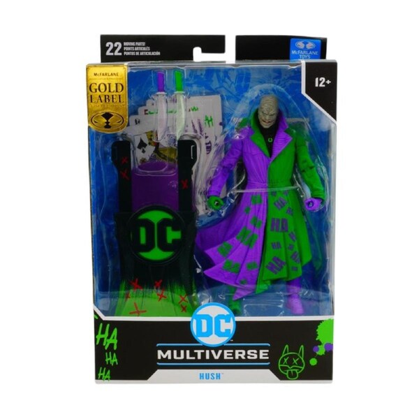 McFarlane DC Multiverse SDCC Exclusive Hush Jokerized Gold Label Figure