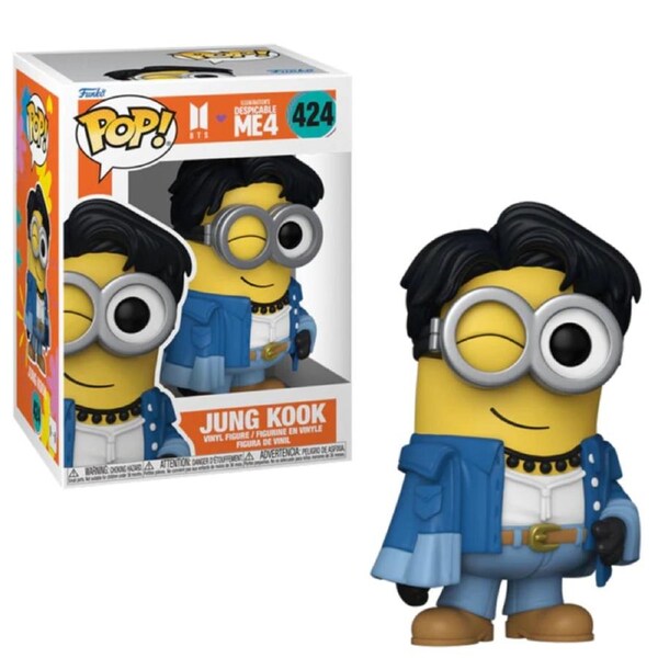 Despicable Me 4 x BTS Jung Kook Minion Funko POP! Vinyl