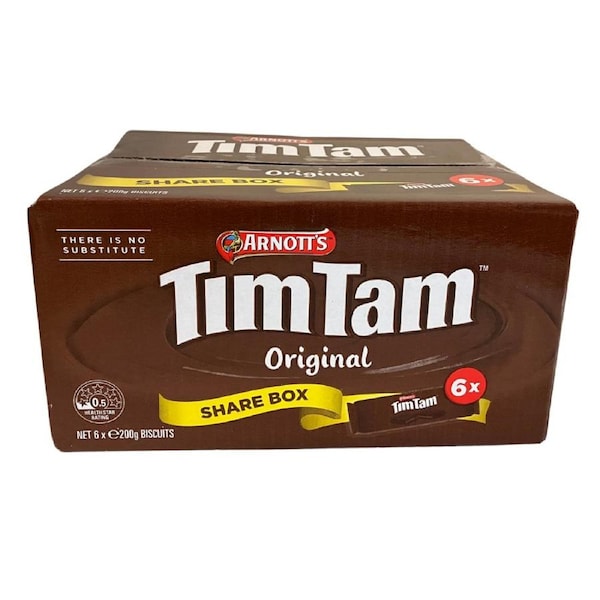 Arnott's Tim Tam Original Share Box 6 x 200g
