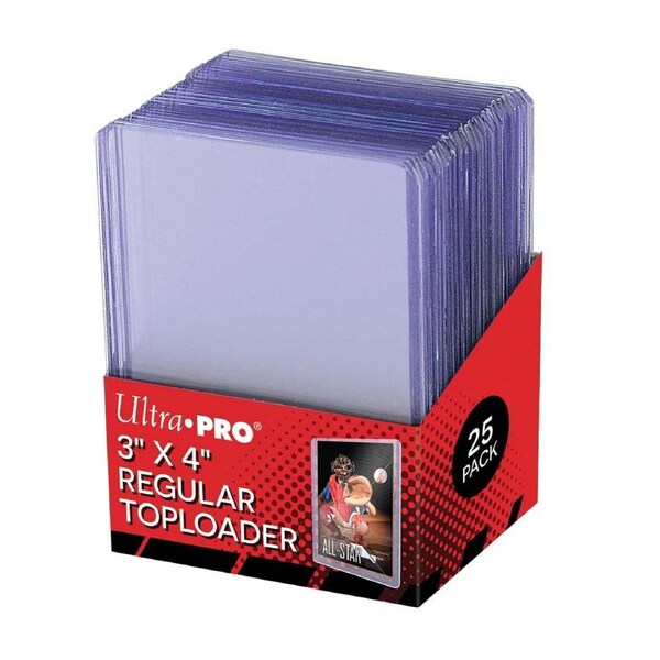Ultra Pro: UP81222 3 X 4 Clear Regular Toploader 25ct