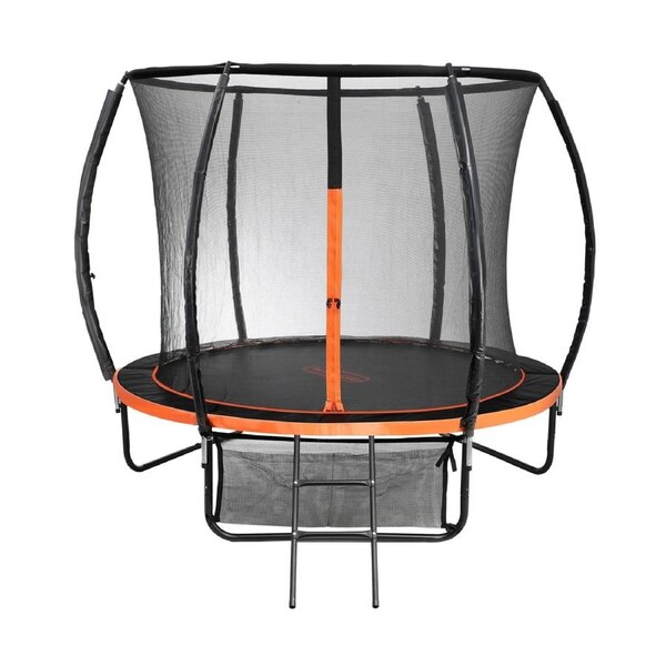 Mazam 8FT Trampoline Round Kids Trampolines Encosure Safety Net with Ladder